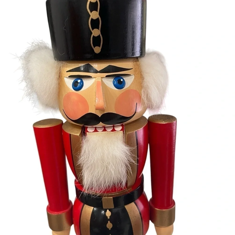 Nutcracker Made in Germany Democratic Republic 13 1/2 inches tall Policeman